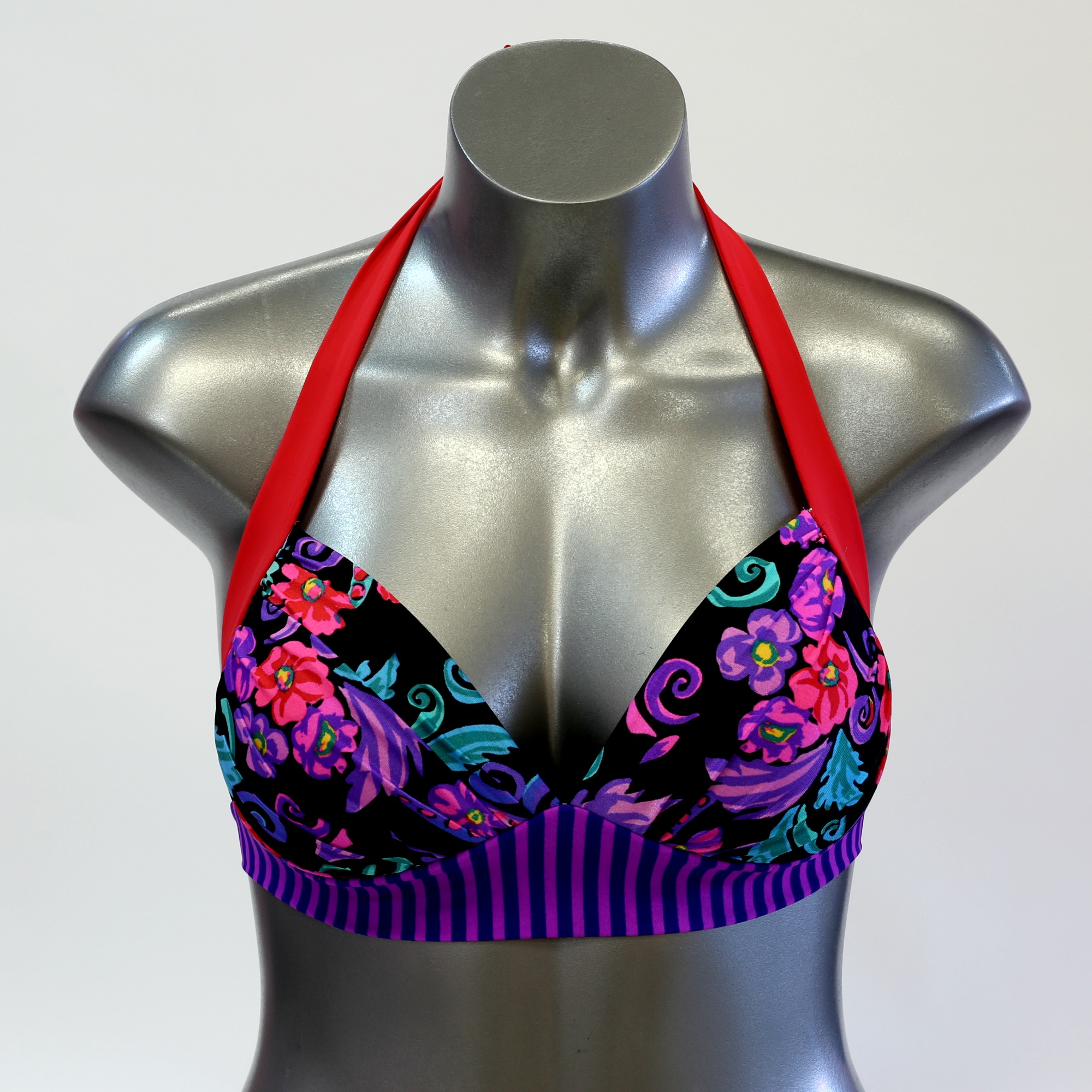 How to make a Ruched triangle Top - sew your new bikini with Bra