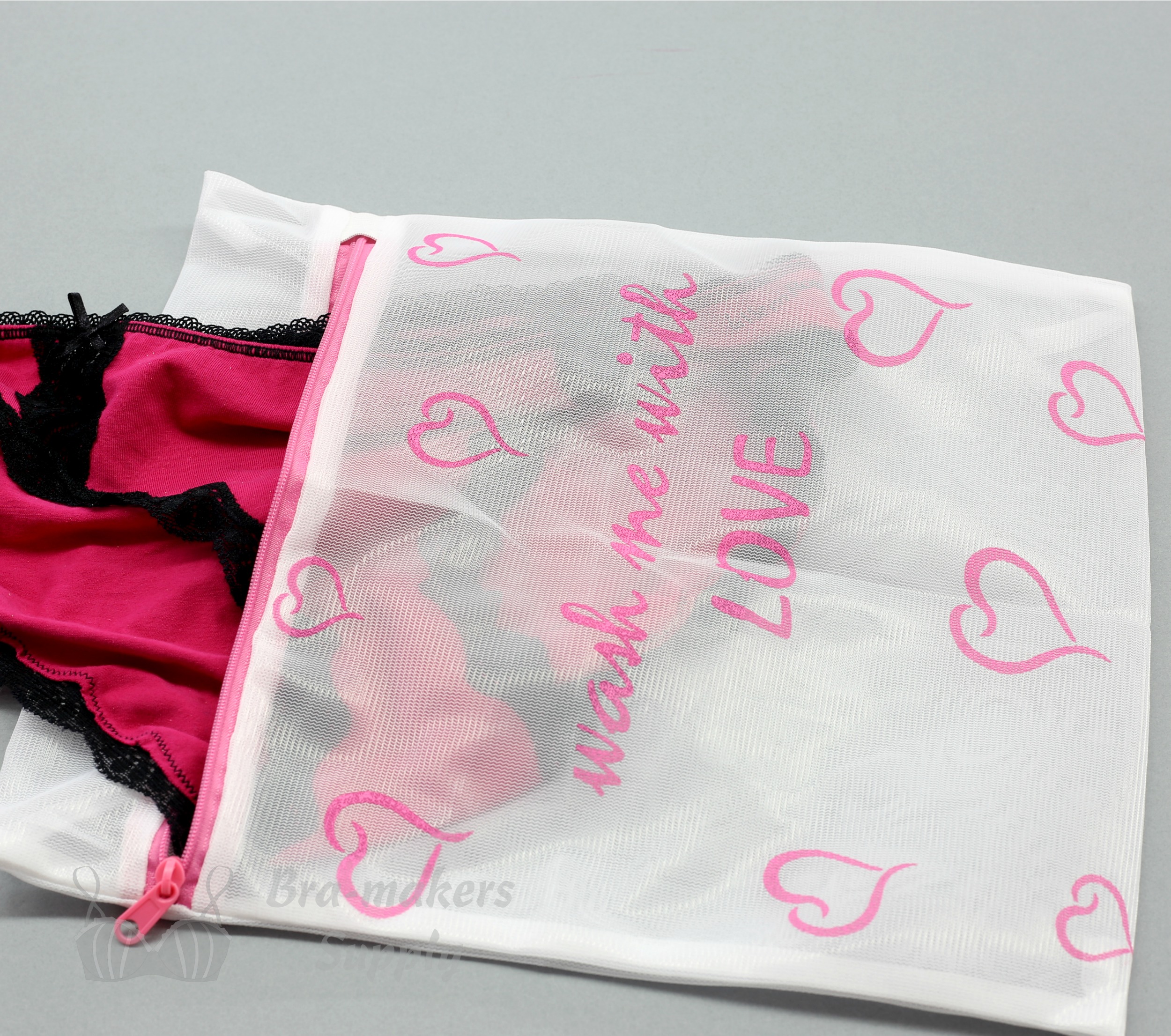 Durable Silicone Bra Washing Bag Mesh Underwear Laundry Bag