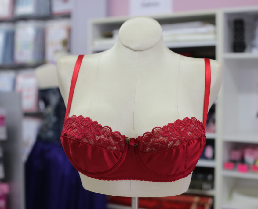 Ready Or Not Lace Push Up Bra - Red
