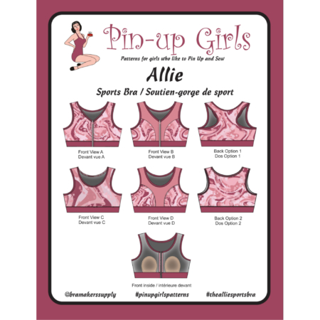 Pin-Up Girls: Amelia Foam Cup Bra Pattern