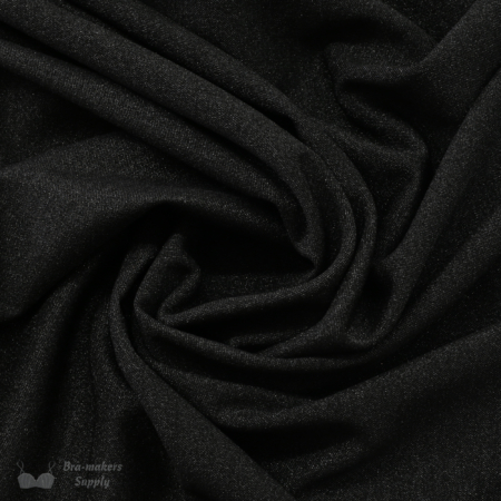 Black Shimmer Scuba Fabric