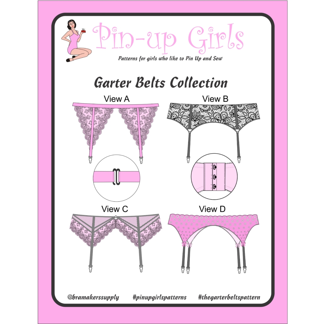 Garter Belts Pattern Collection Bra Makers Supply