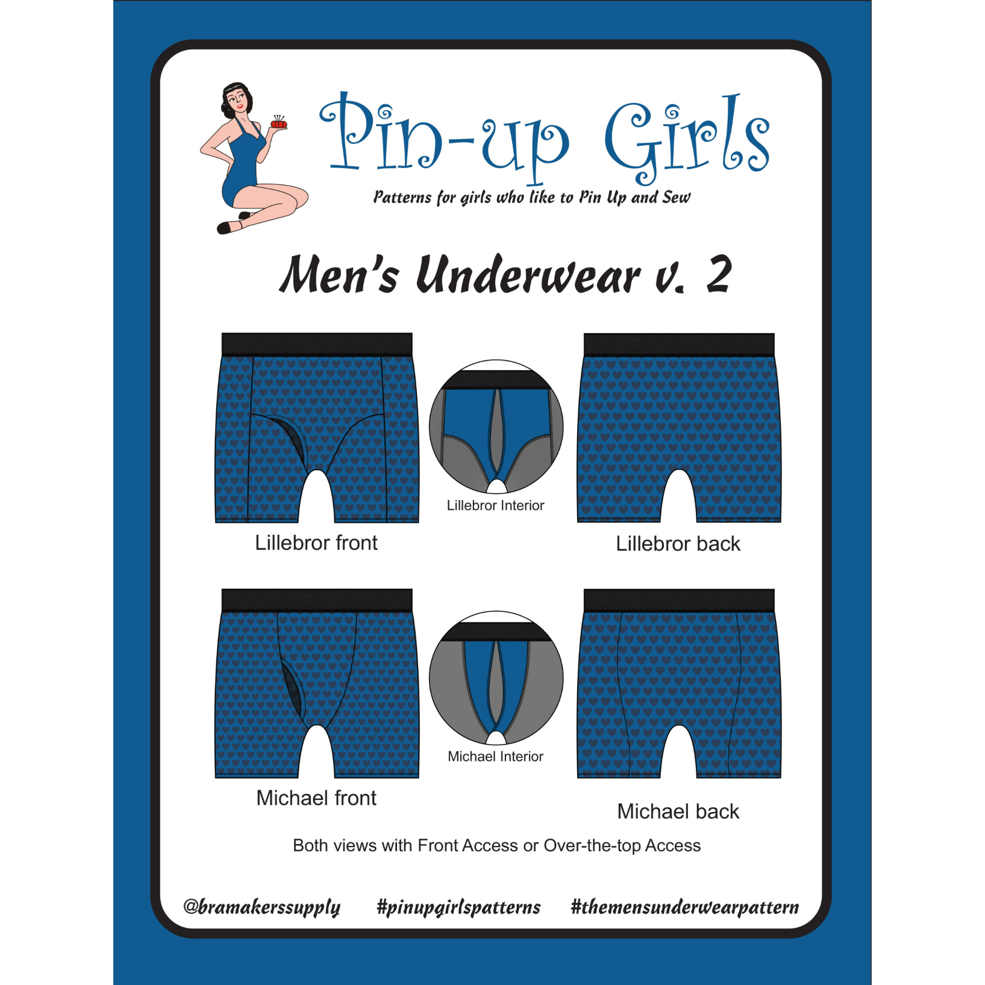 Boys underwear set sewing pattern