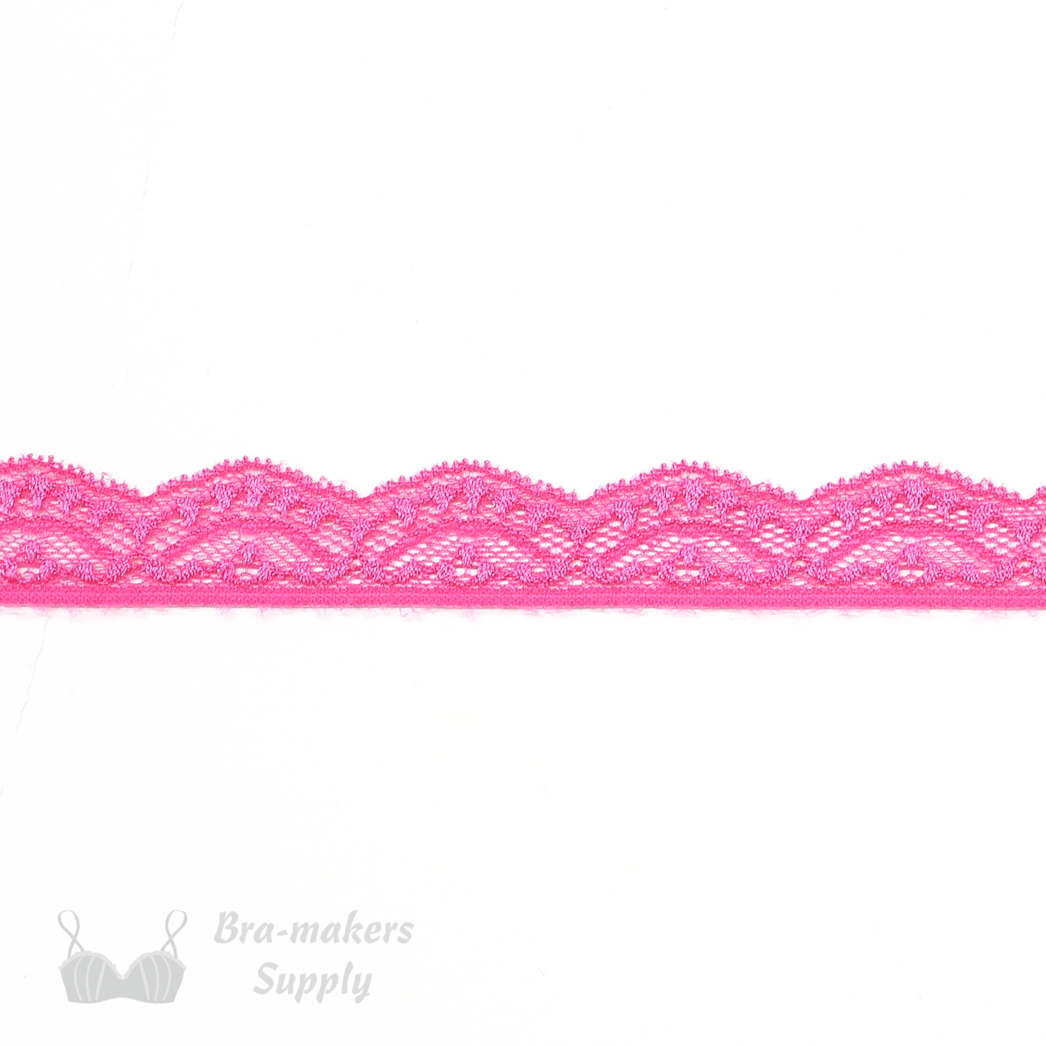 Pink Scalloped Lace Trim - 1.125 (PK0118S01) 