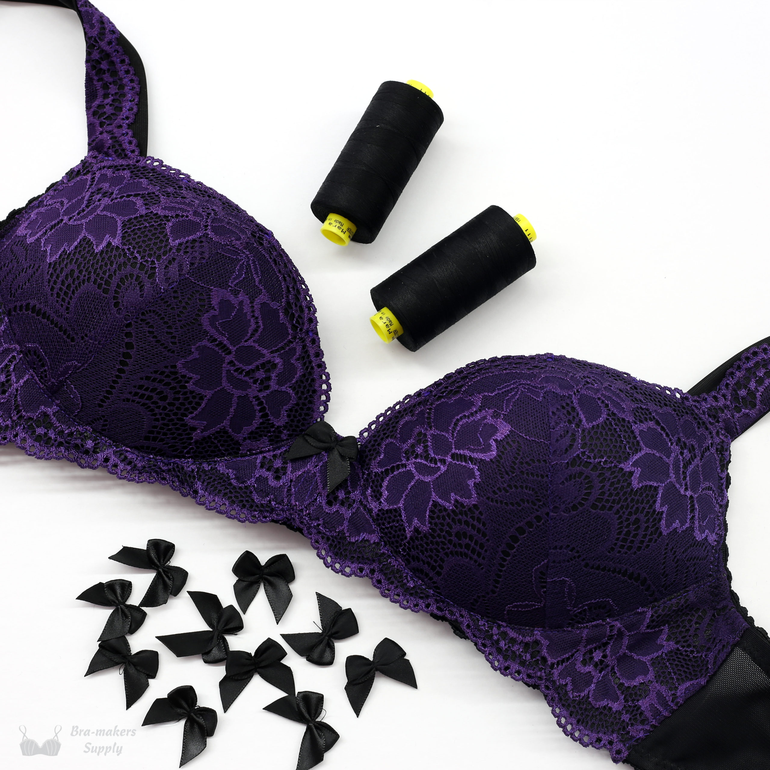 Elegant Touch Underwire Padded T-Shirt Bra 90009 - Black – Purple