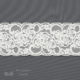 Two Inch Off-White Delicate Floral Galloon Stretch Lace