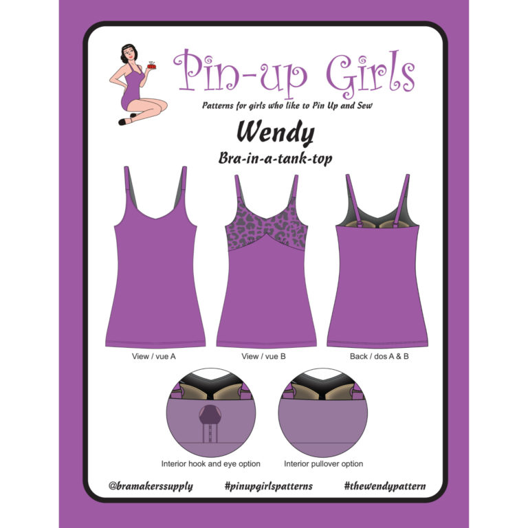 Wendy Bra Tank Top Pattern - Bra-Makers Supply